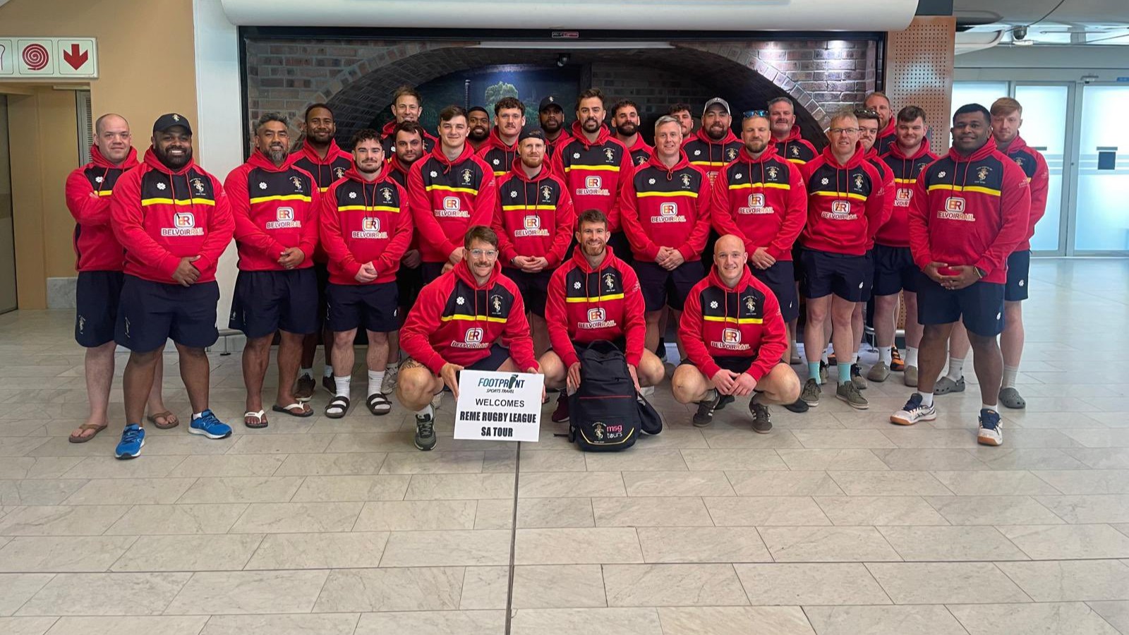 Belvoir Rail Shows Its Support for British Army REME Rugby Team