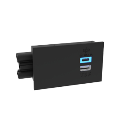 Fast charge AC powered A+C USB